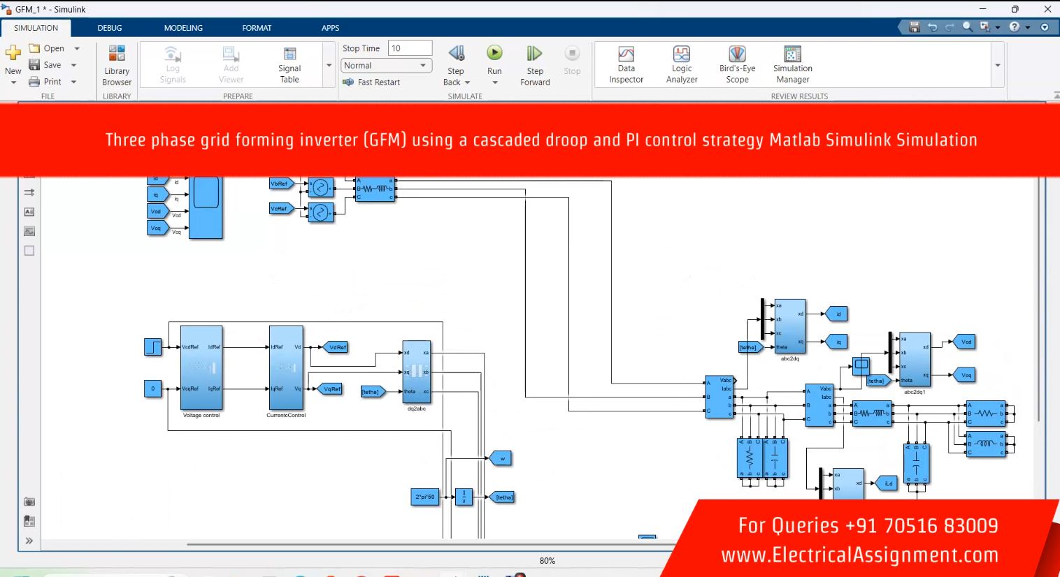 PV THREE PHASE SYSTEM WAVELET BASED GRID IMPEDANCE screenshot 8